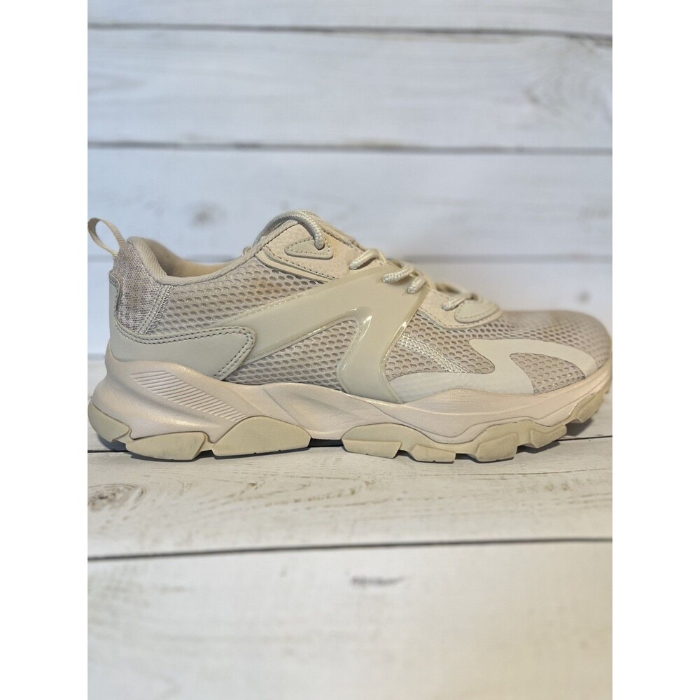 Skechers Women’s Sierra Sidekick Sneaker 1.5” Heel Chunky Midsole Sand Sz9 UK6
